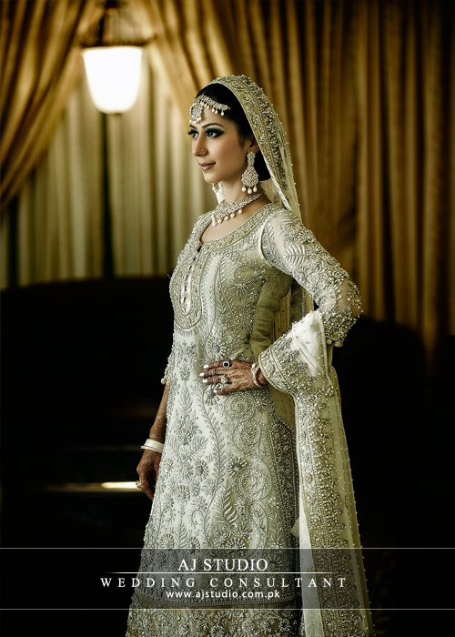 Snowflake Elegance: White Embroidered Suit